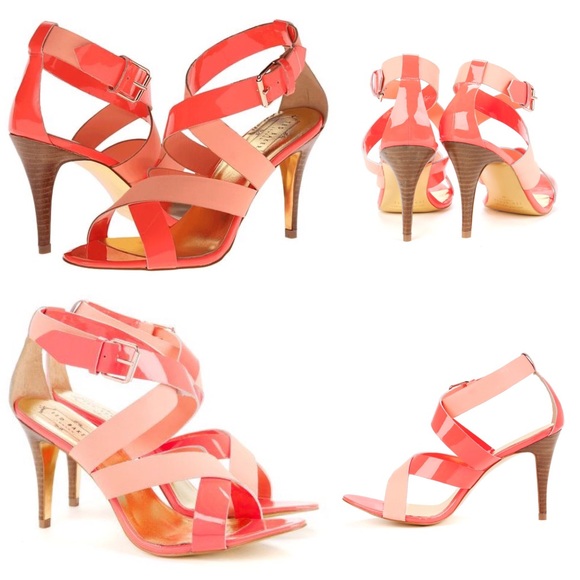 Adilina Coral Gold Gladiator Sandal 